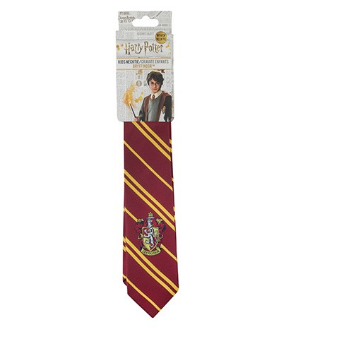 Cravate Gryffondor (enfant) logo tissé - Harry Potter