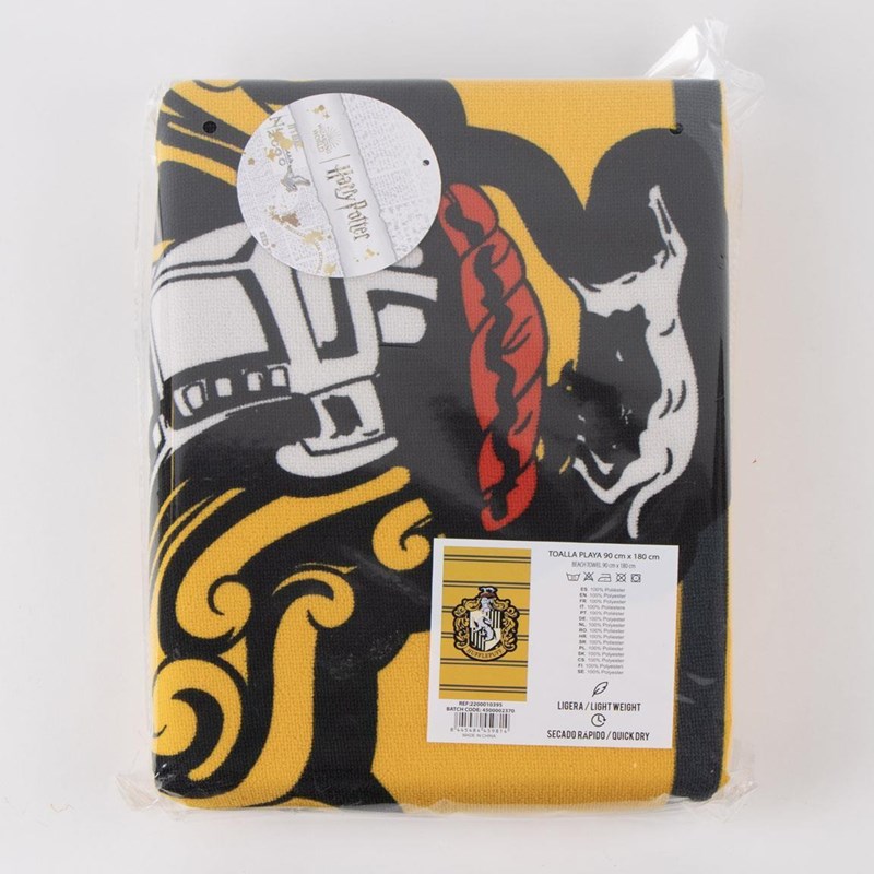 SERVIETTE DE PLAGE POUFSOUFFLE - HARRY POTTER
