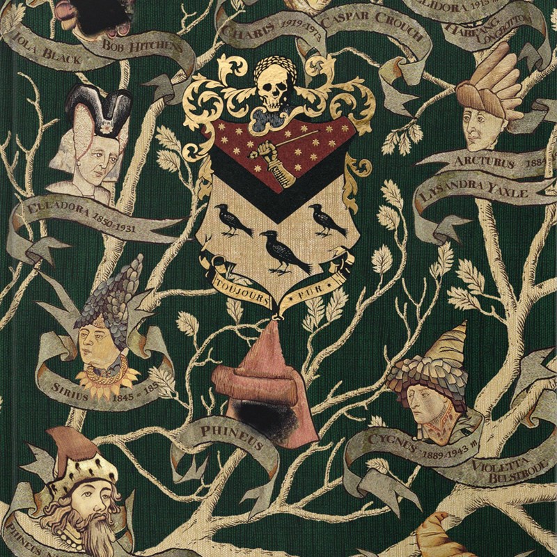 Journal tapisserie Black MinaLima - Harry Potter