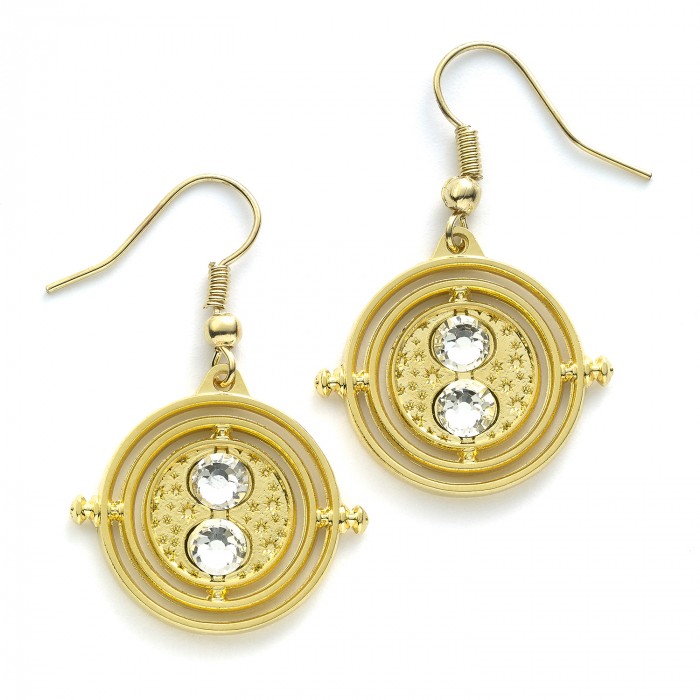 Boucles d'oreilles Retourneur de Temps pendantes - Harry Potter