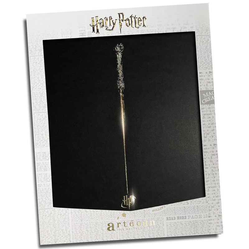 Artprint La Baguette d'Harry dorure à chaud - Harry Potter