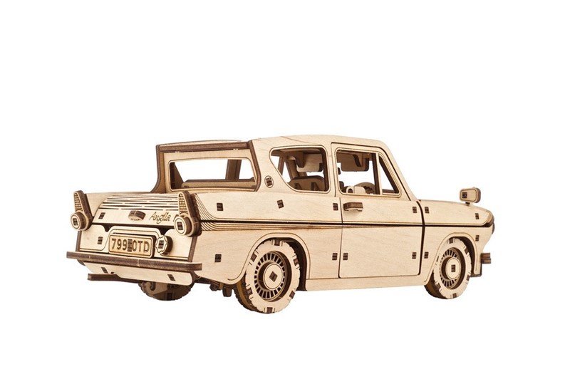 Kit assemblage bois Ford Anglia Weasley - Harry Potter
