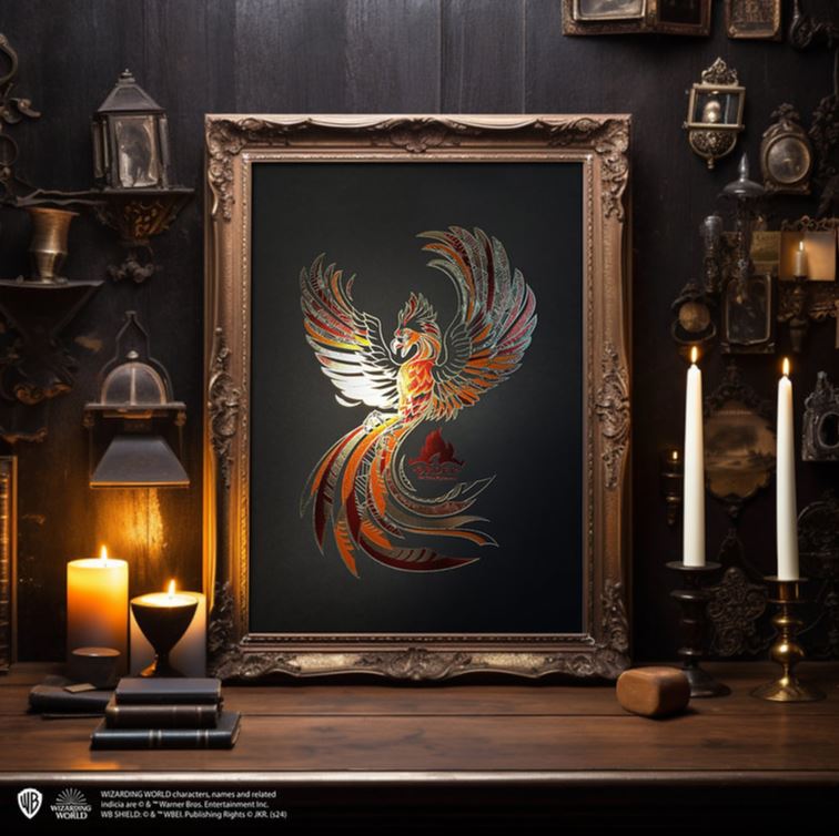 Artprint Fumseck dorure à chaud - Harry Potter