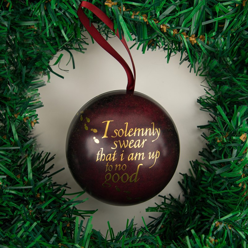 Boule de Noël Carte du Maraudeur + Puzzle - Harry Potter