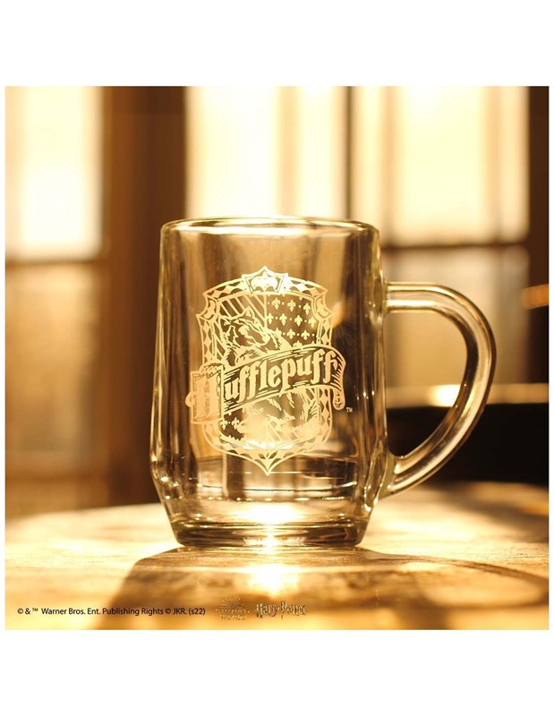 Mug Poufsouffle en verre Arribas - Harry Potter