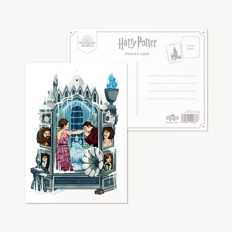 Carte postale Harry Potter par MinaLima - Yule Ball