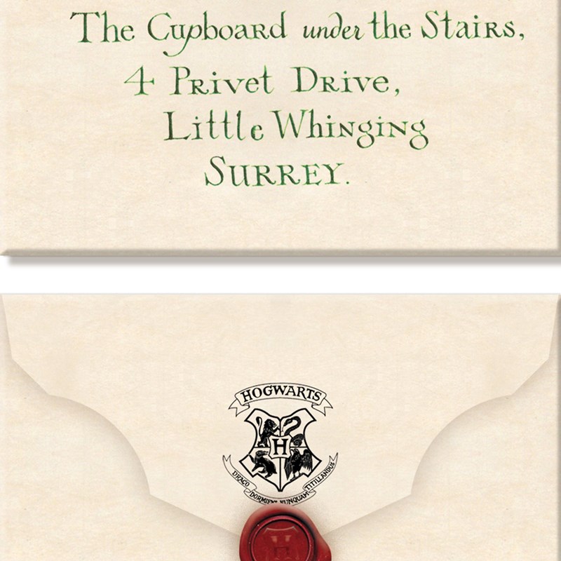 Magnets lettre d'admission Poudlard MinaLima - Harry Potter