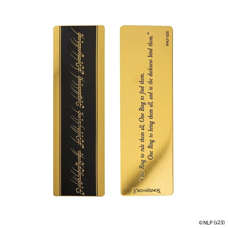 Marque-page Anneau Unique - Le Seigneur des Anneaux