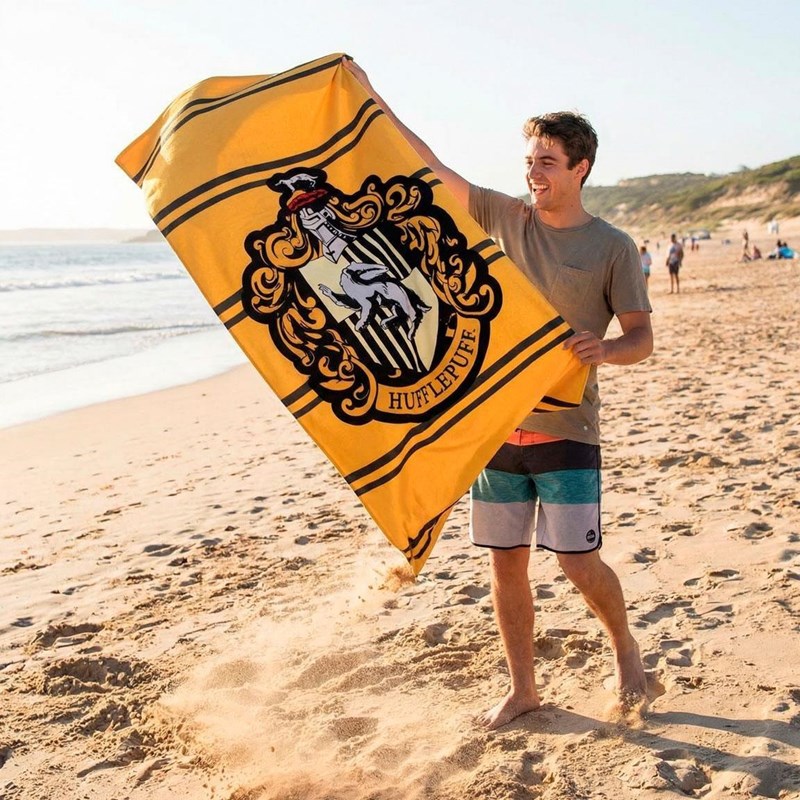 SERVIETTE DE PLAGE POUFSOUFFLE - HARRY POTTER