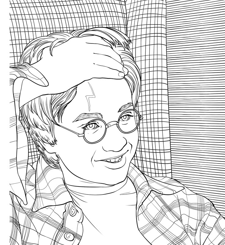 Harry Potter, Coloriages phosphorescents