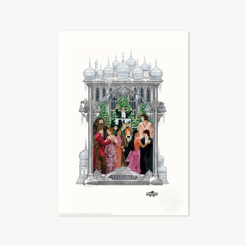 Art Print Yule Ball MinaLima - Harry Potter
