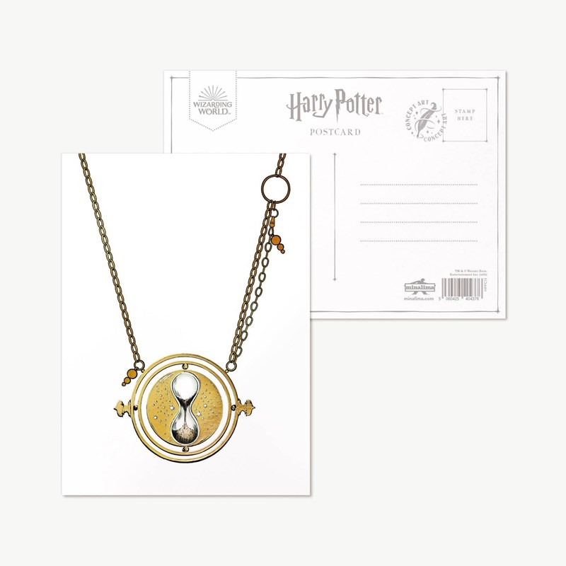 Carte postale Harry Potter par MinaLima - Retourneur de Temps