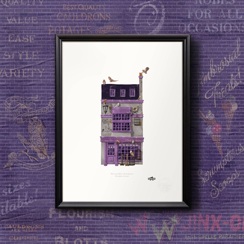 Art print boutique Royaume du Hibou MinaLima - Harry Potter