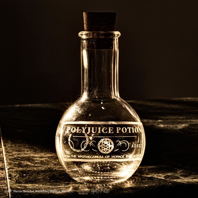 Fiole de Polynectar en verre Arribas - Harry Potter