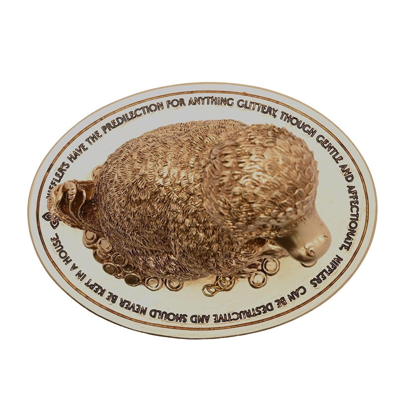 Figurine Dorée Niffleur - Les Animaux Fantastiques