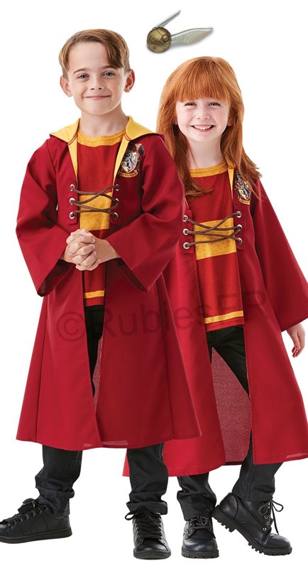 Déguisement cape + top de Quidditch Harry Potter