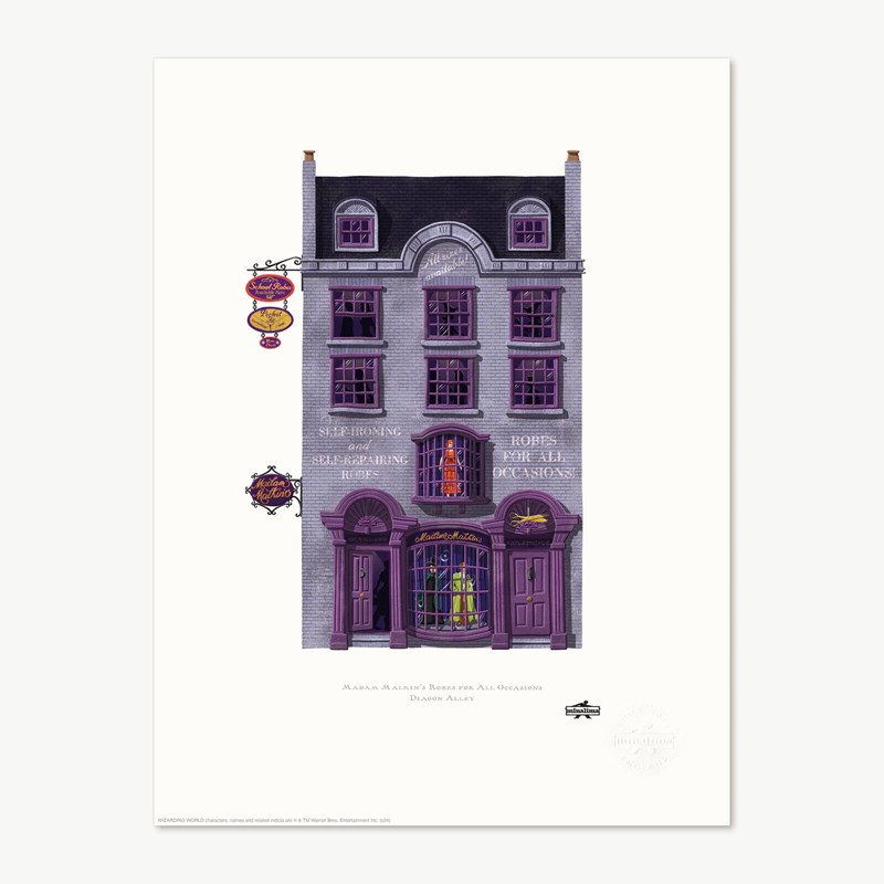 Art print boutique Madame Guipure MinaLima - Harry Potter