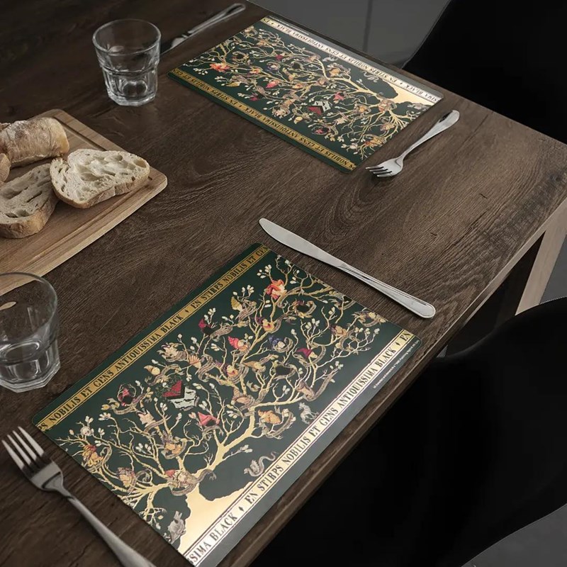 4 sets de table Tapisserie Famille Black - Harry Potter