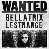 poster wanted bellatrix minalima harry potter