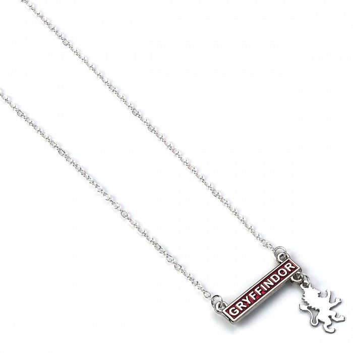 Collier Gryffondor barre & charm - Harry Potter