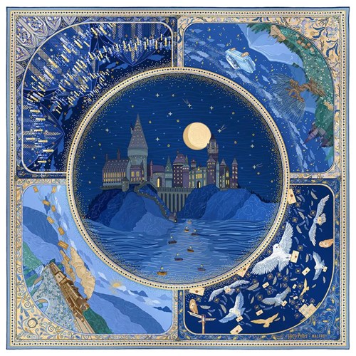 Carré de soie 90, Harry Potter, L'arrivée à Poudlard