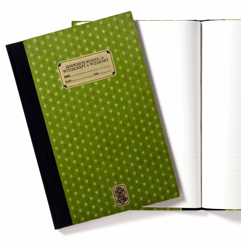 Réplique cahier d'exercices Serpentard de 1910