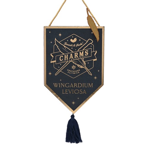 Plaque suspendue Wingardium Leviosa - Harry Potter