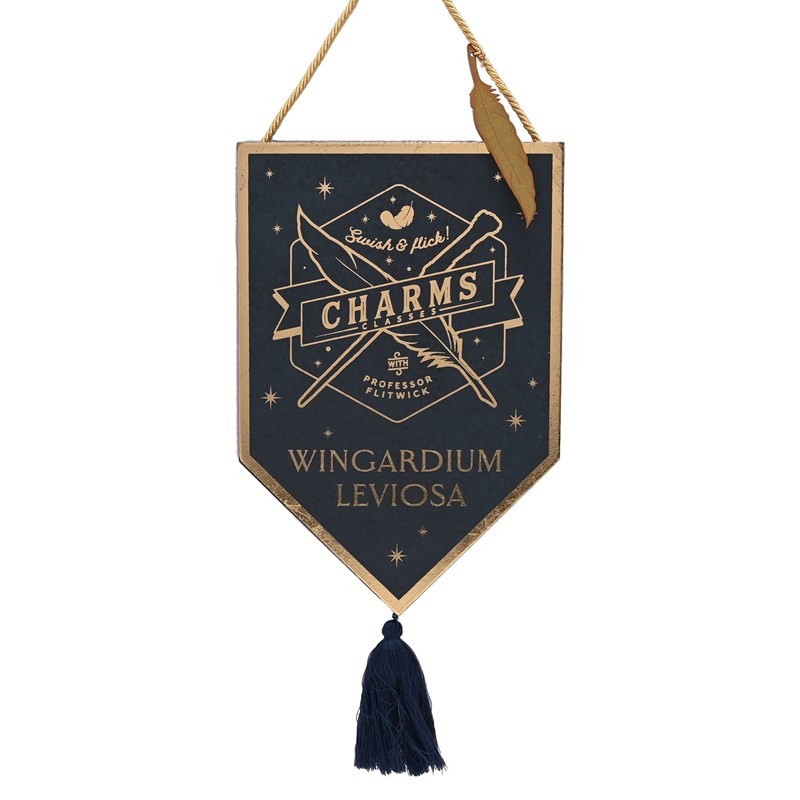 Plaque suspendue Wingardium Leviosa - Harry Potter