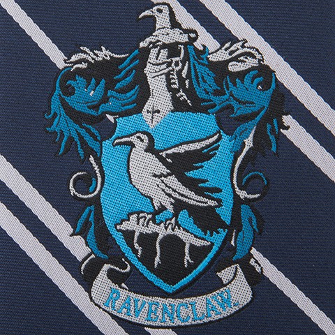 Cravate Serdaigle (enfant) logo tissé - Harry Potter