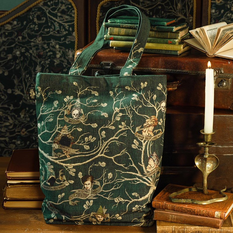 Tote bag tapisserie Black MinaLima - Harry Potter