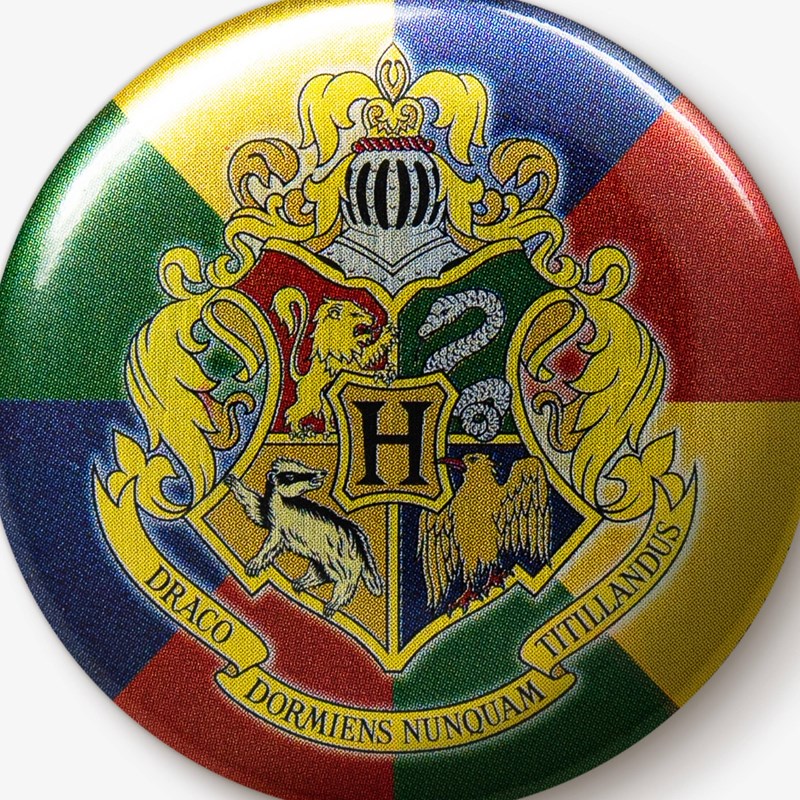 Badge Harry Potter MinaLima - Blason Poudlard