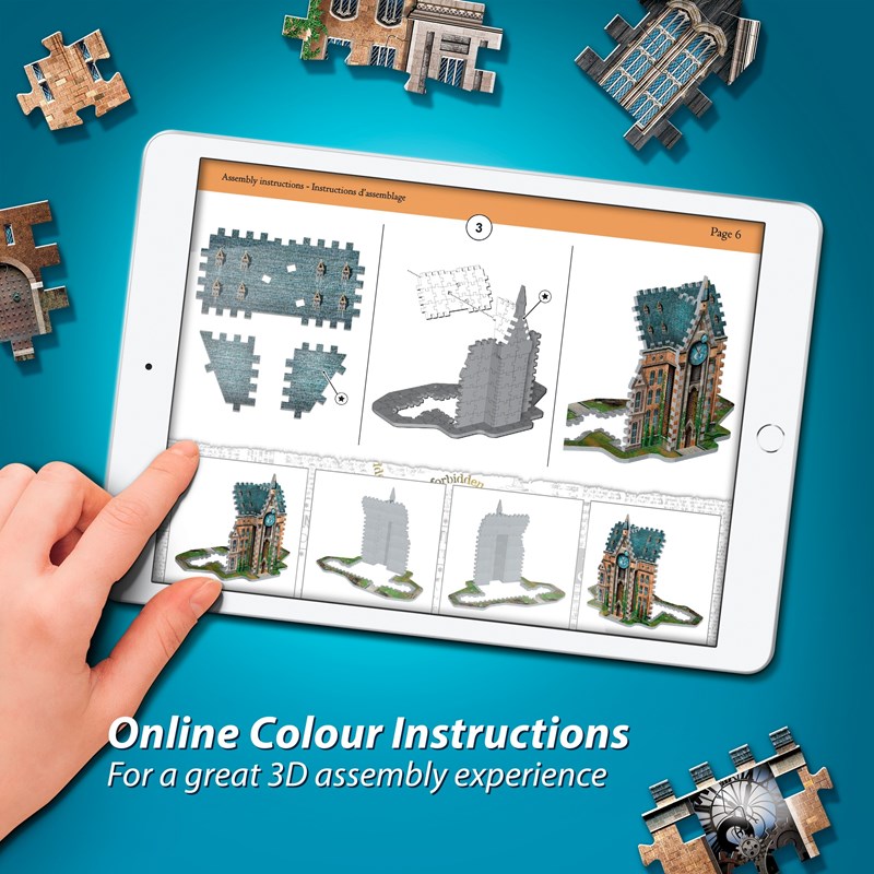 Puzzle 3D Tour de l'Horloge de Poudlard