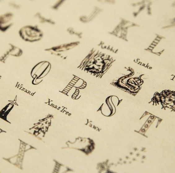 Carte de voeux - L'Alphabet de Harry