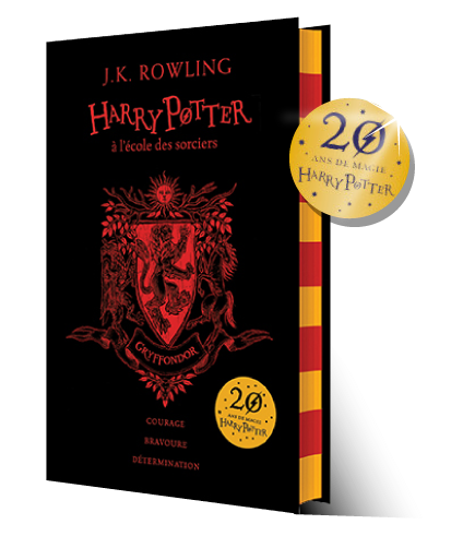 Edition Gryffondor 20 ans Harry Potter à l'école des Sorciers
