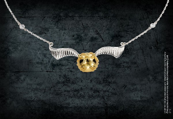 Pendentif vif d’or plaqué or 24 carats - Noble Collection - Harry Potter