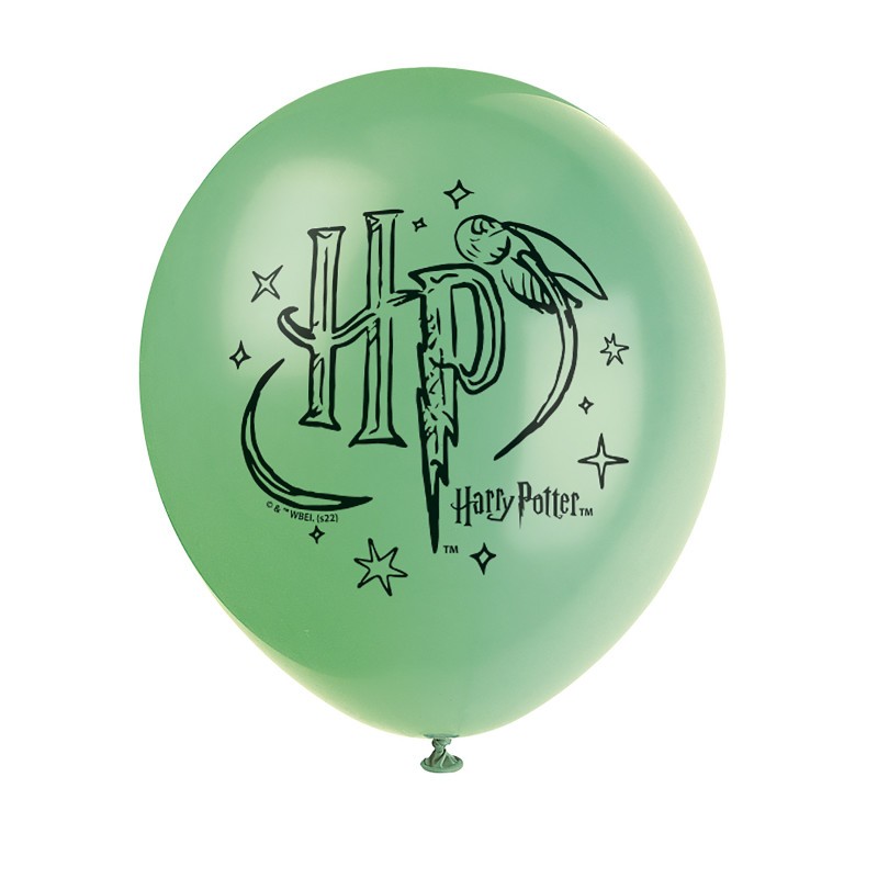 8 ballons latex Harry Potter 30 cm
