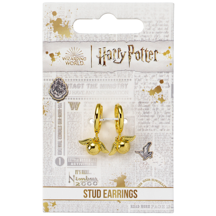 Boucles d'oreilles créoles Vif d'Or - Harry Potter