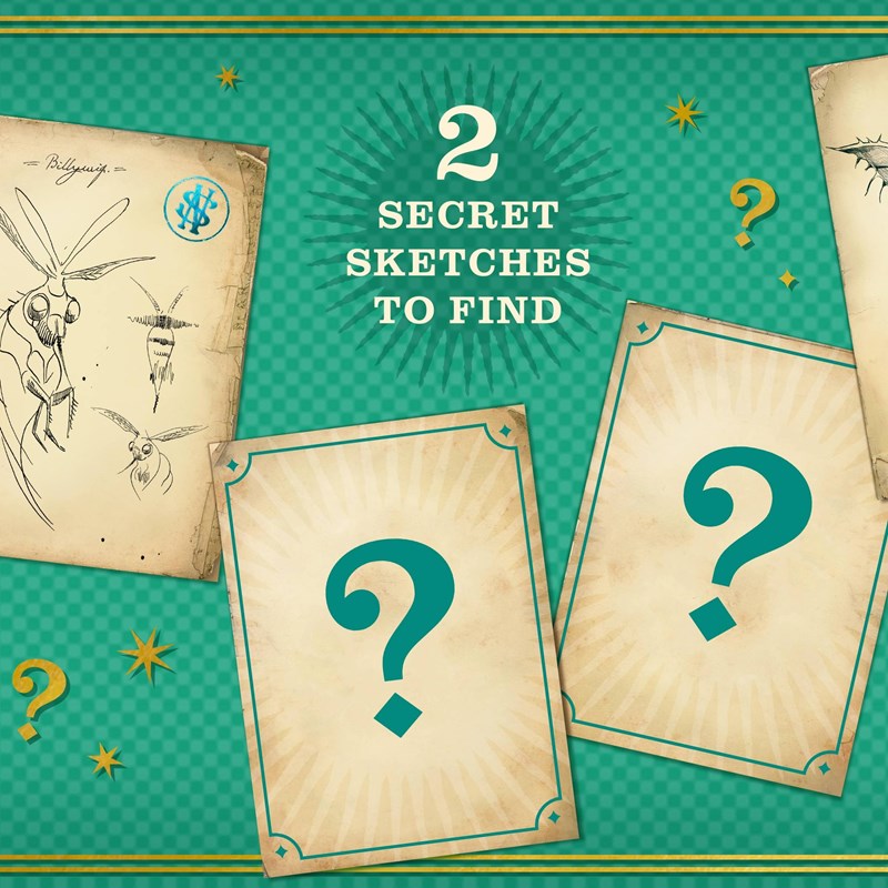 Cartes postales Mystères - Série 01 Le journal de terrain de Norbert Dragonneau