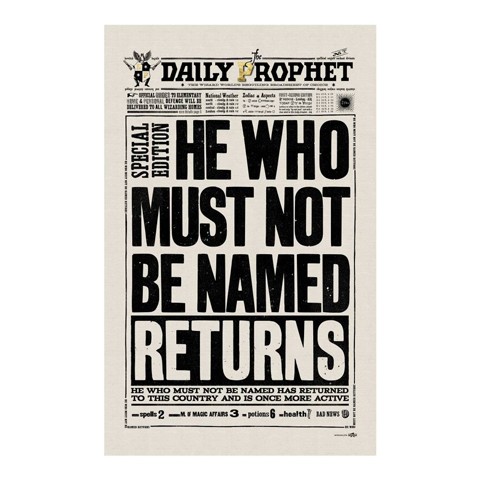 Torchon de cuisine He Who Must Not Be Named