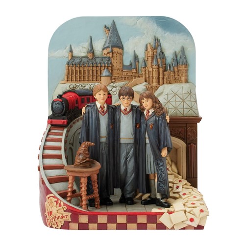 Figurine trio Harry, Ron, Hermione 1er jour par Jim Shore