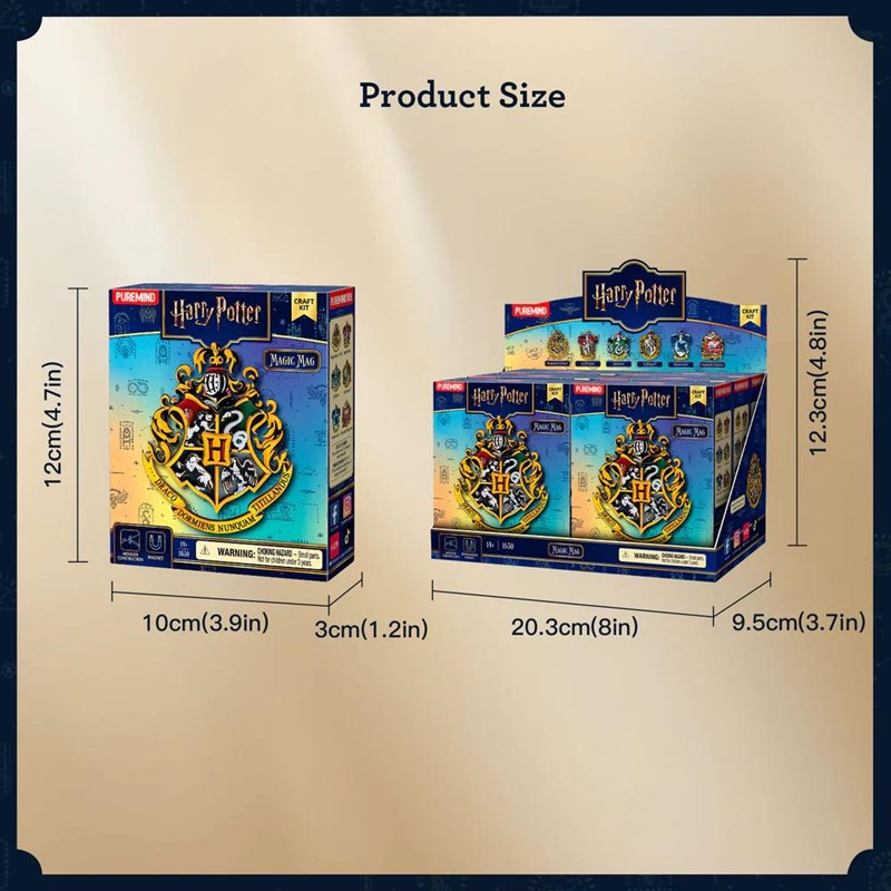 Puremind x Harry Potter Magic Mag Series (Full Box) Includes 6 1650