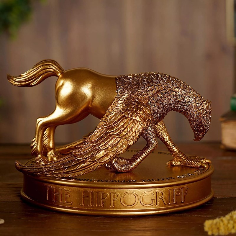 Figurine dorée Buck l'Hippogriffe - Harry Potter