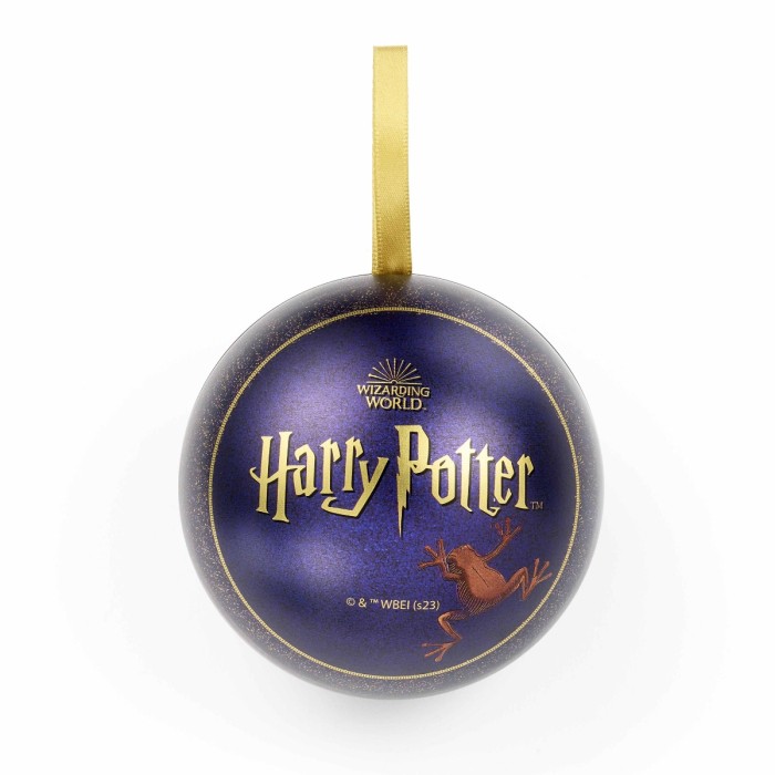 Boule de Noël et pin's Chocogrenouille - Harry Potter