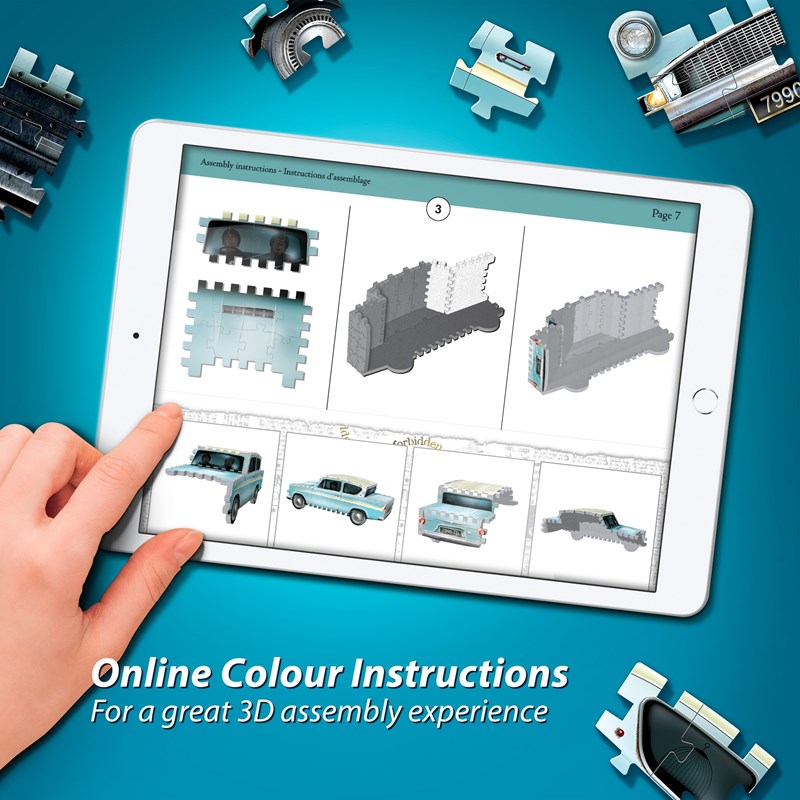 Puzzle 3D Ford Anglia volante des Weasley