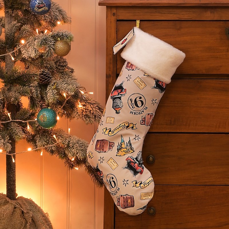 Chaussette de Noël motifs Harry Potter