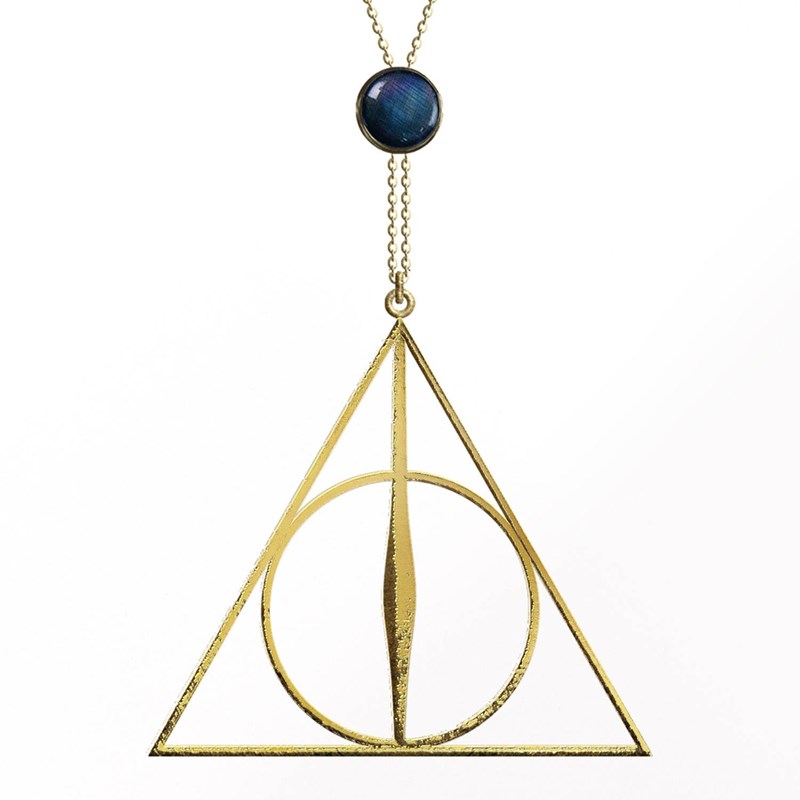 Carte postale Harry Potter par MinaLima - Collier Xenophilius Lovegood