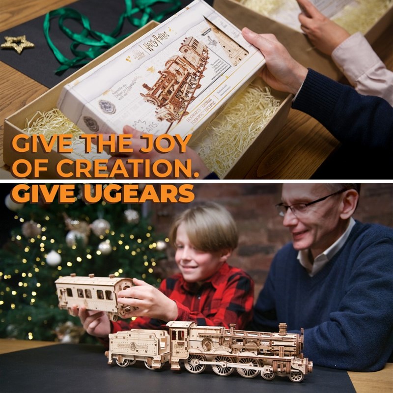 Kit assemblage bois Poudlard Express - Harry Potter