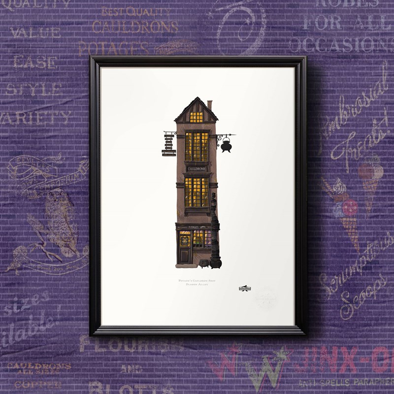 Art print boutique Au Bon Chaudron MinaLima - Harry Potter