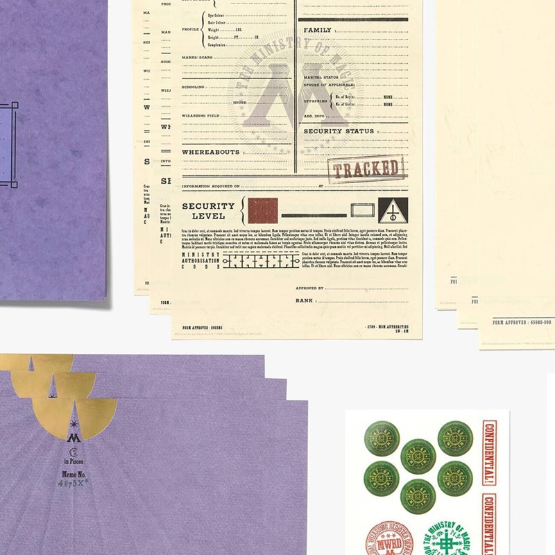 Set de papeterie Ministère de la Magie MinaLima - Harry Potter