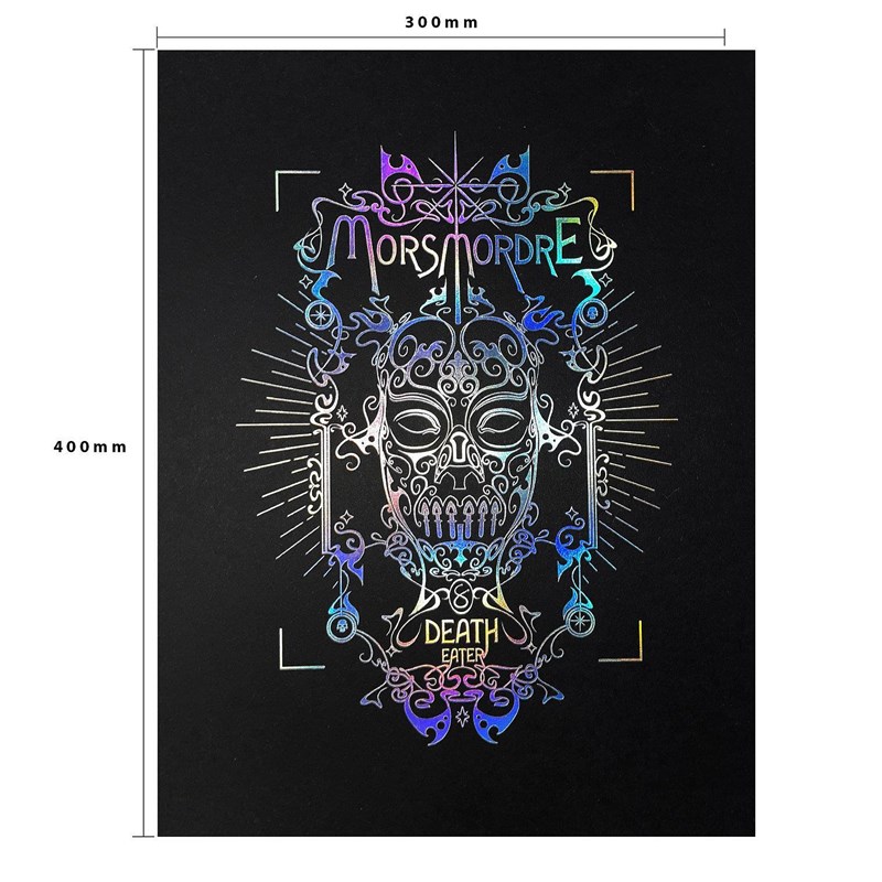 Artprint Mangemort dorure à chaud - Harry Potter